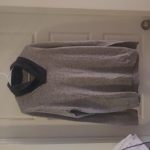 Express large grey/dark grey sweater